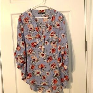 CURE Floral Tunic Top